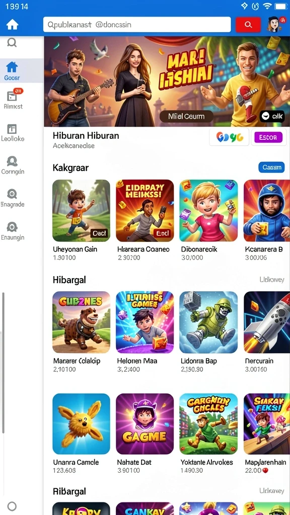 Level baru yang menantang dengan pemandangan yang indah.