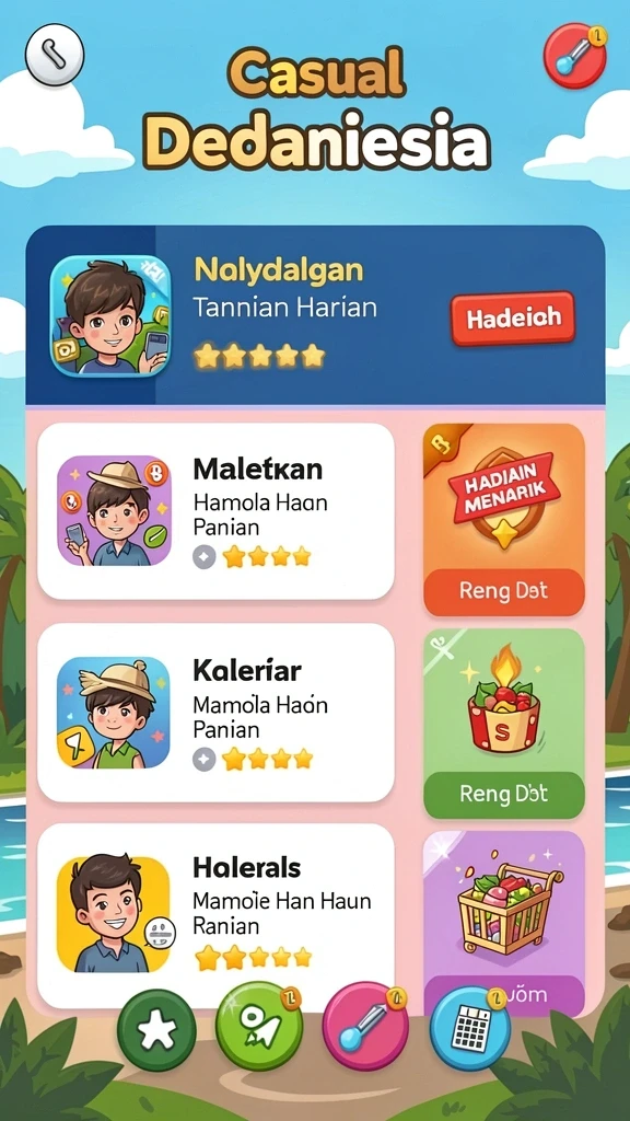 Tampilan antarmuka yang menarik dan mudah digunakan.