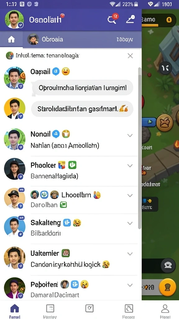 Fitur permainan live yang mendebarkan dan interaktif.