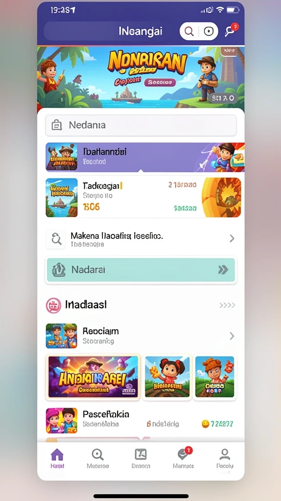 Tampilan antarmuka yang menarik dan user-friendly.