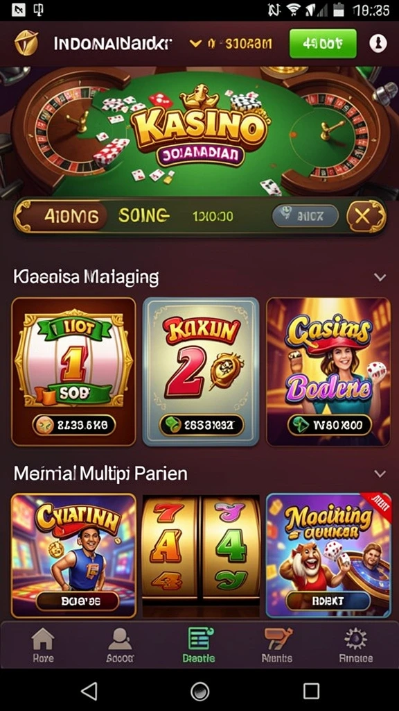 Tampilan level yang menawan dan beragam.