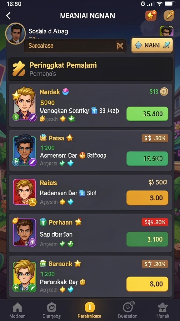 Screenshot menunjukkan karakter utama dalam aksi.