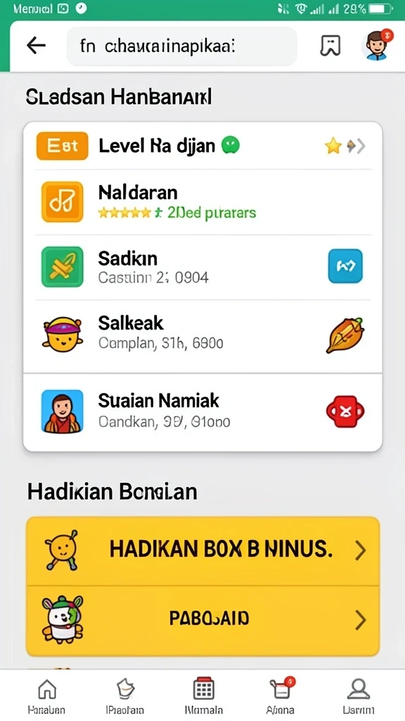 Tampilan antarmuka yang ramah pengguna.