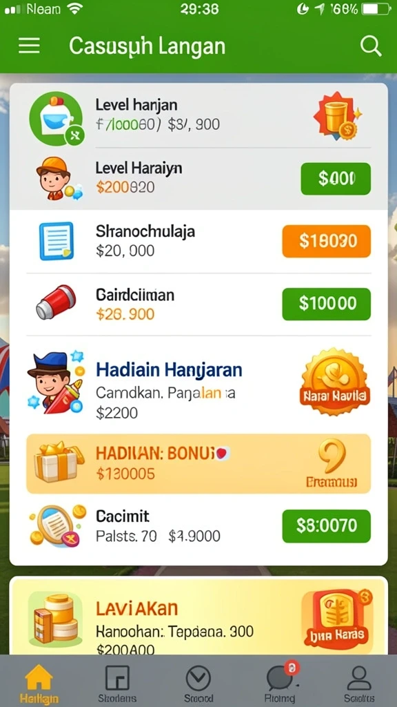 Karakter yang dapat disesuaikan dengan bebas.