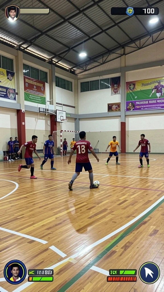 Karakter utama yang siap beraksi dalam pertempuran.