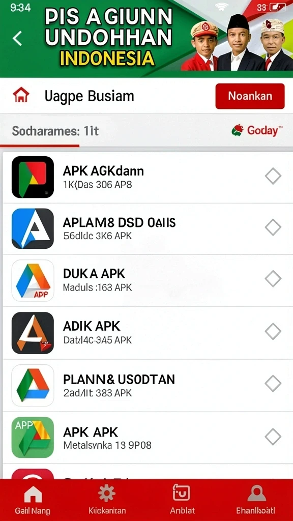 Momen seru saat berkompetisi dengan teman.