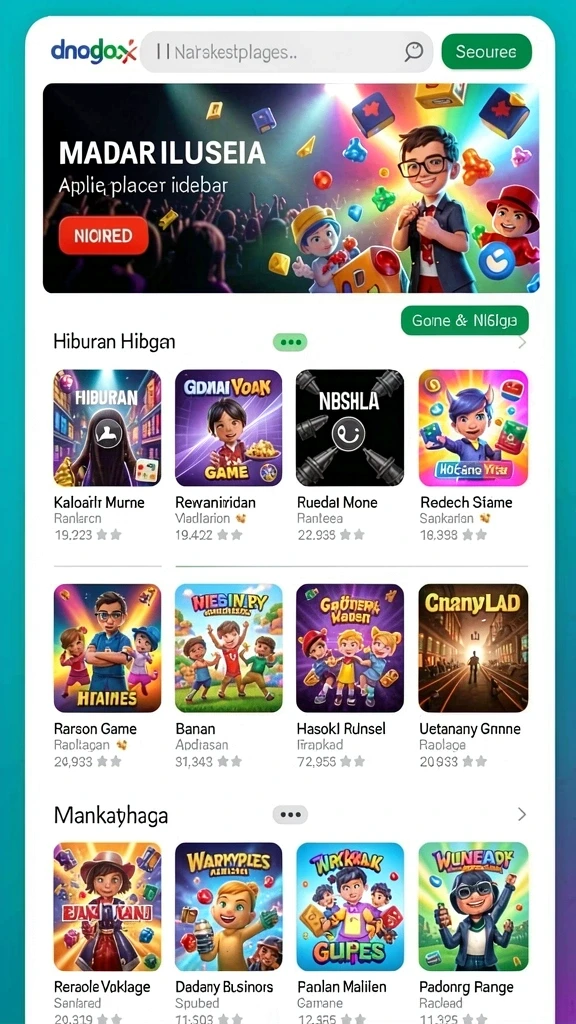 Grafis detail yang menawan saat menjelajahi level baru.