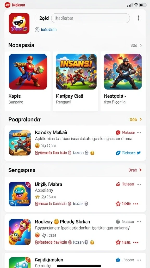 Pengalaman bermain yang seru dan mendebarkan.