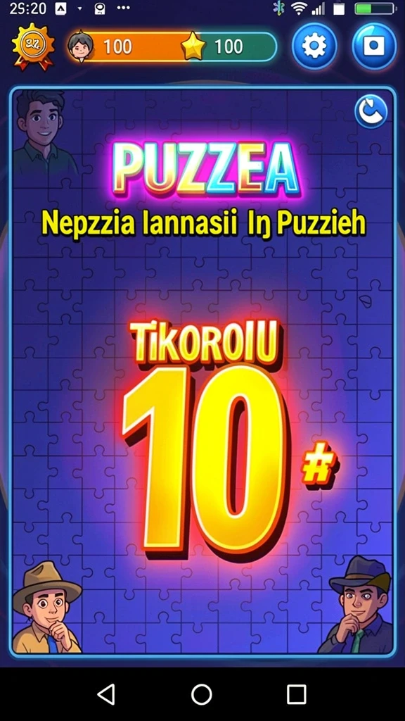 Screenshot dari salah satu game aksi yang mendebarkan.