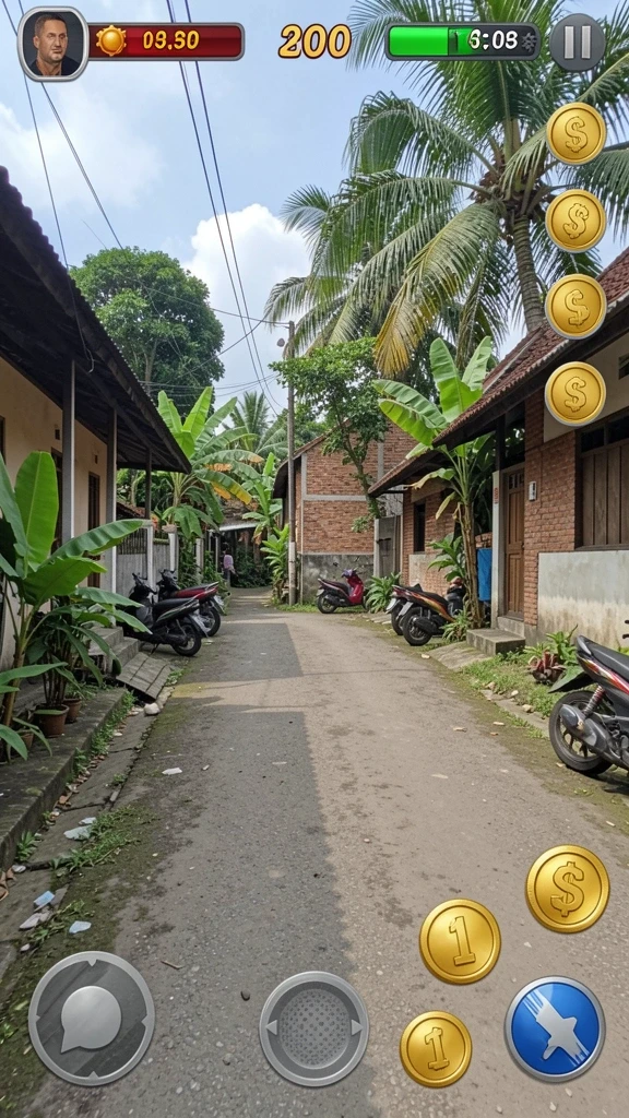Level yang penuh warna dan tantangan kreatif.