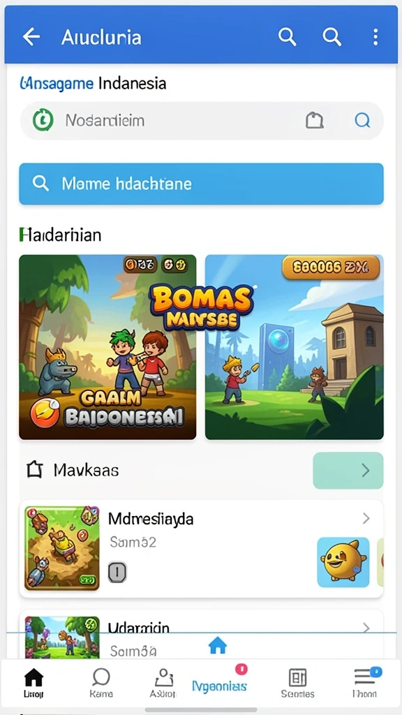 Fitur interaksi sosial yang menghubungkan para pemain.