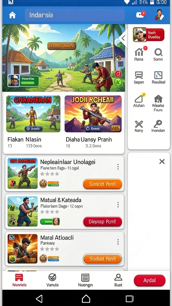 Fitur multiplayer yang memungkinkan bermain bersama teman.