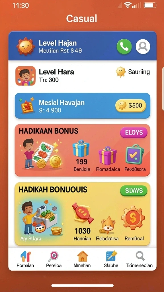 Karakter menarik dan desain yang kreatif di LITETOTO.