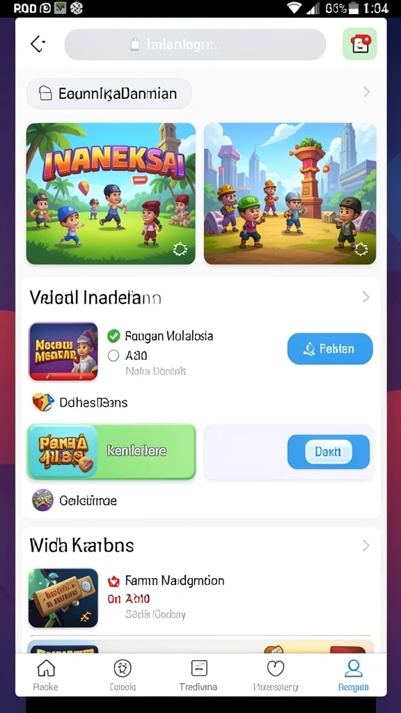 Tangkapan layar ketiga menampilkan leaderboard dengan skor pemain.