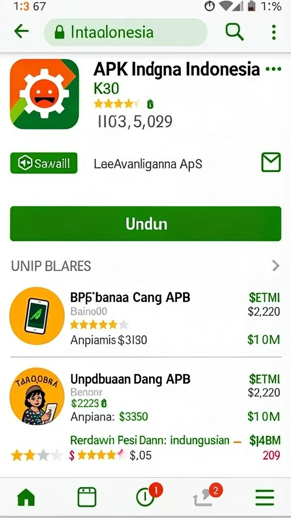 Tampilan antarmuka yang menarik dan user-friendly.