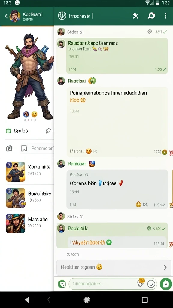 Grafis menakjubkan yang memikat mata.