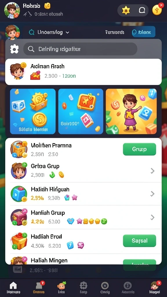Level penuh tantangan yang menguji kemampuan pemain.