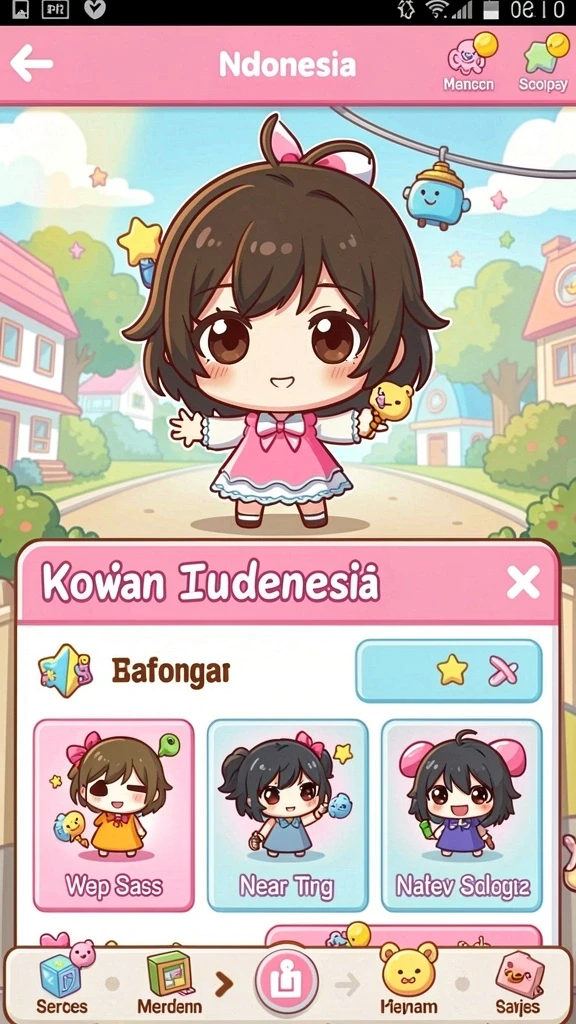 Tampilan awal game yang memukau.
