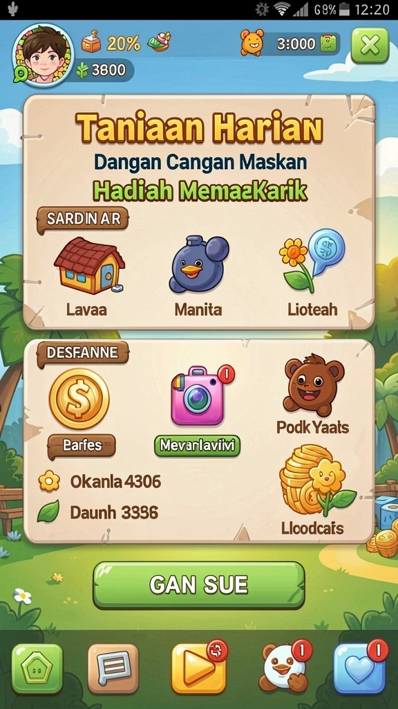 Karakter yang beragam dan menarik.