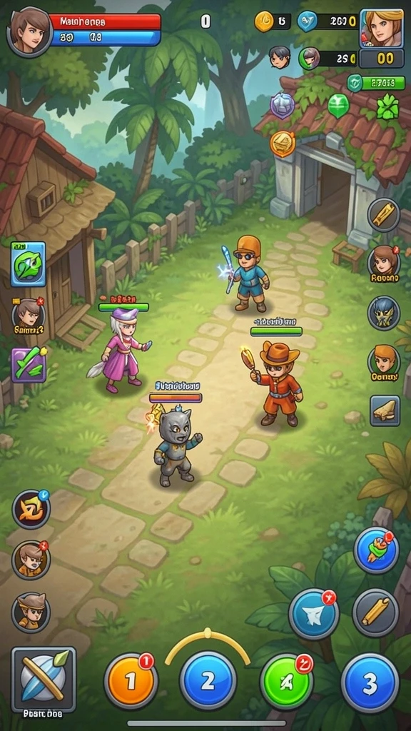 Momen seru dalam pertarungan multiplayer yang mendebarkan.