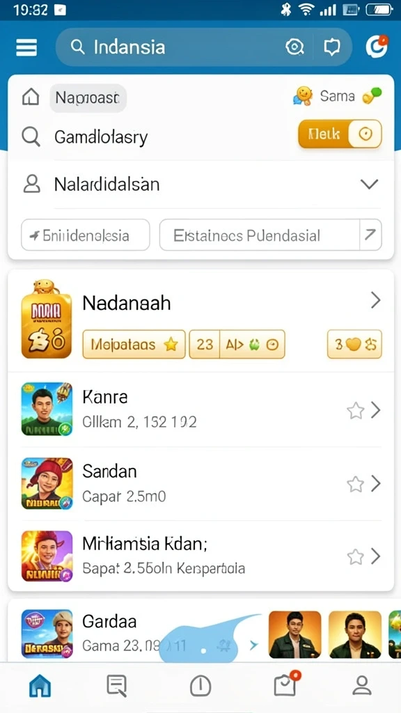 Leaderboard menunjukkan posisi pemain secara real-time.