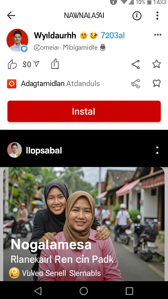 Tampilan antarmuka yang user-friendly.