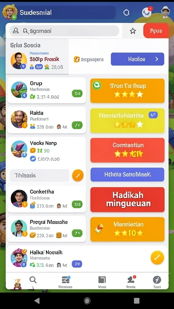 Bergabung dengan teman untuk pengalaman bermain yang lebih seru.